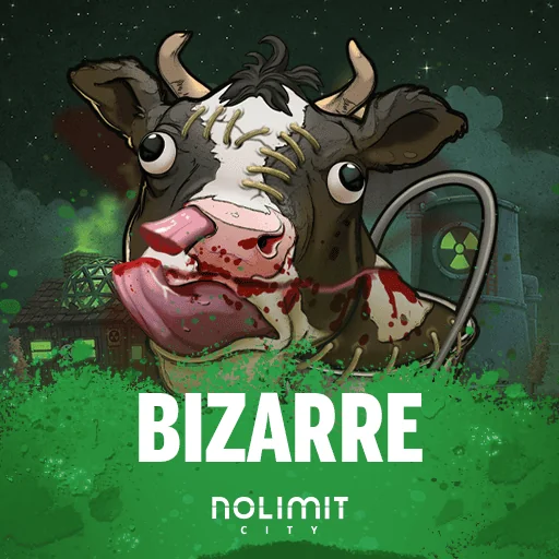 Bizarre spilleautomat fra Nolimit City – grafik fra spillet